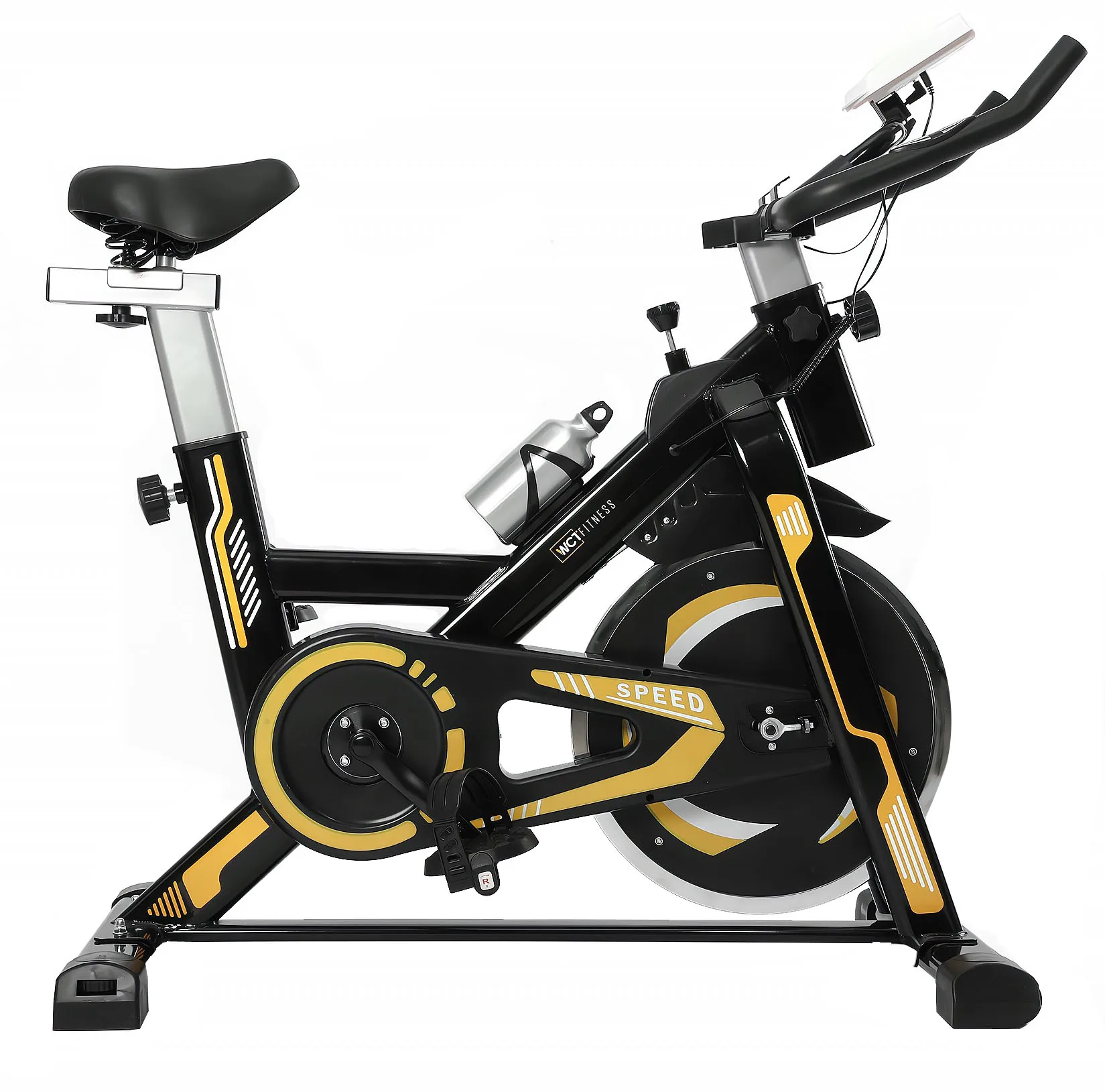 MAIBUFIT Spin bike exercise bike Indoor , manual resistance LCD monitor device support, watch integrated into the handlebars, bo