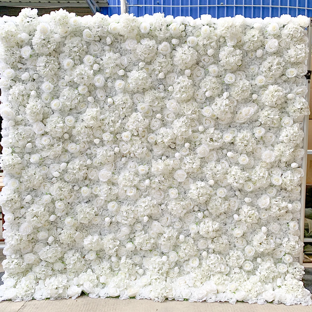 Wedding Centerpieces Decorations Artificial White Flower Wall Flower Ball Flower Runner