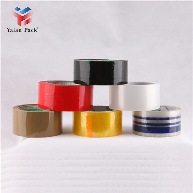 Package uses colored carton sealing BOPP adhesive packing tape 48mm