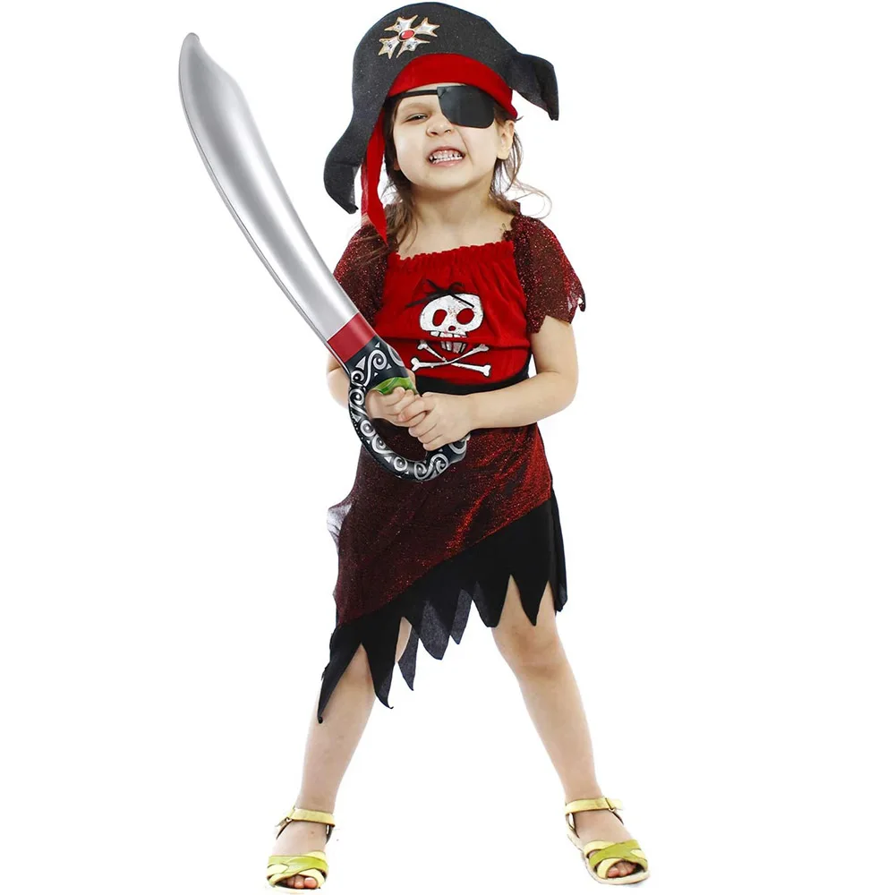 Halloween Party inflatable Pirate sword 70CM Cosplay Toys Stage props