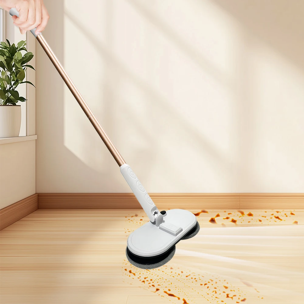 Household Rechargeable Cordless for floor cleaning super fiber mop head Mopping Cleaner Machine electric mop
