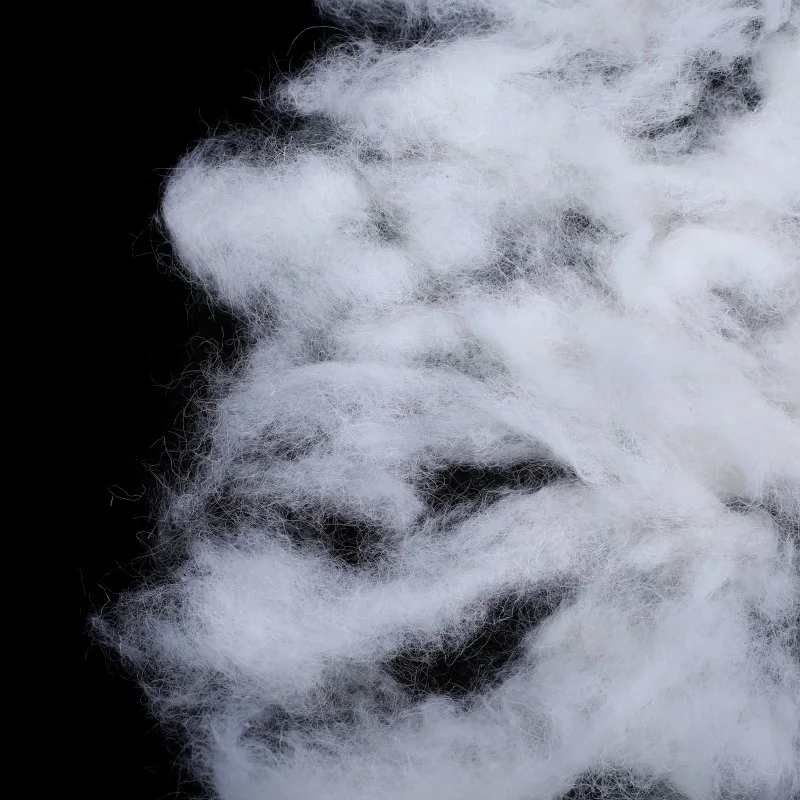 Wool Factory Cheap Carded Sheep Wool 30-34 micron Clean Scoured Sheep Noils Wool For Fiber Sale Good Length
