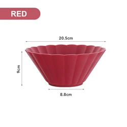 Custom wholesale PP food preparation basin salad mixing containers bowls set plastic catering