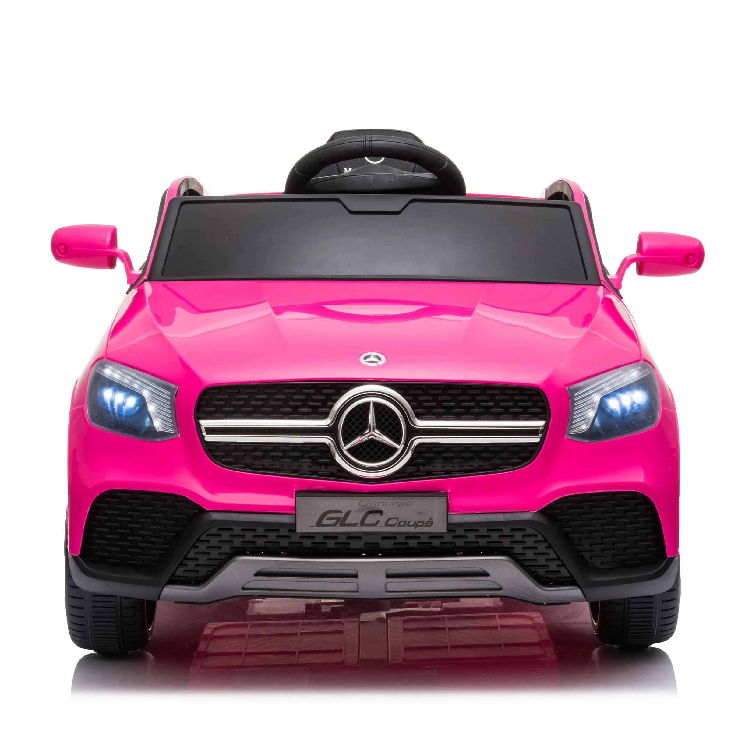 Licensed Mercedes Benz GLC Girls Electric Car Pink Ride On Car Toys With Remote Controller Toy Car White Black Red