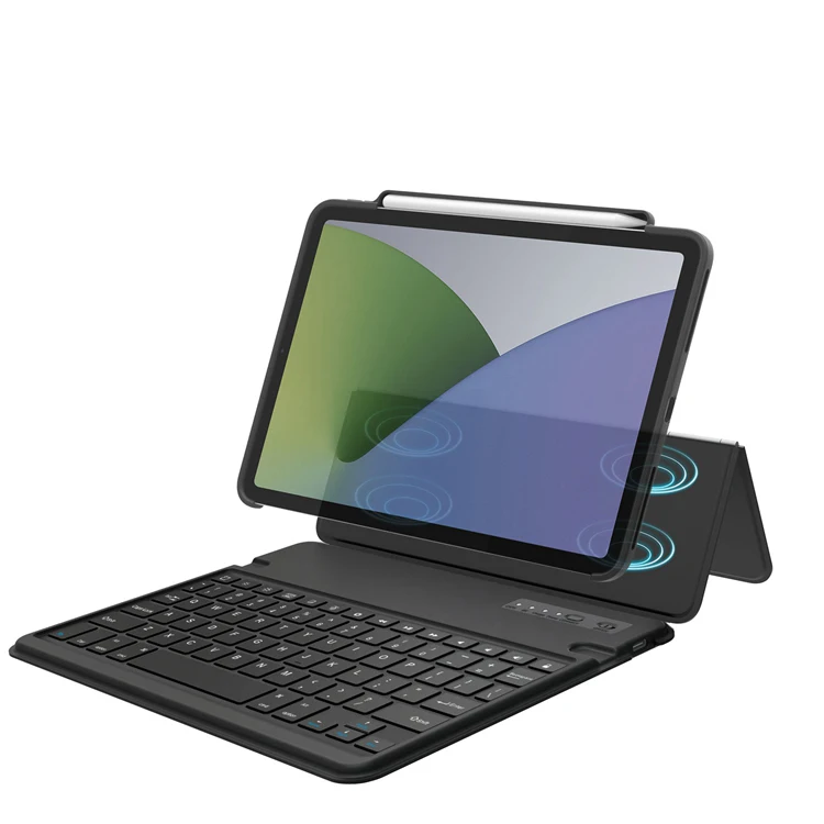 Сублимация PU кожаный карандаш держатель Съемный чехол для планшета крышка клавиатуры для 2018 2020 2021 iPad 11 Pro 12,9/iPad Air 10,9