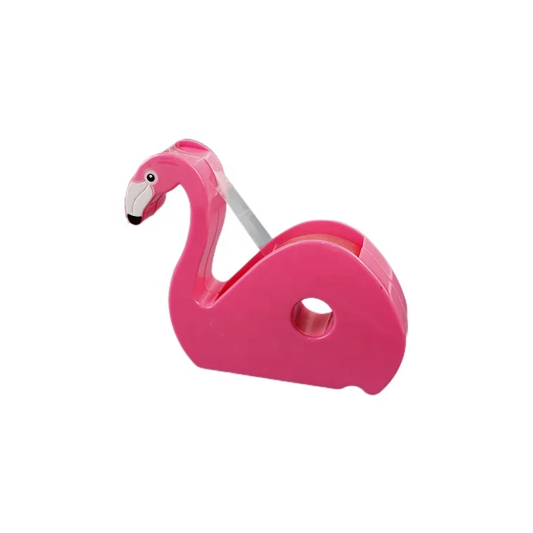  Factory Manufacture Various Cartoon Flamingo Bird Shape Custom Packaging Tape