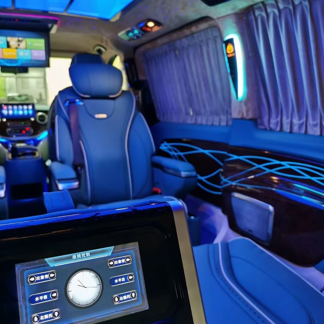 Suitable for Mercedes Benz v250 Vito, Viano W447 car 32 color changing function running water breathing light decorative light