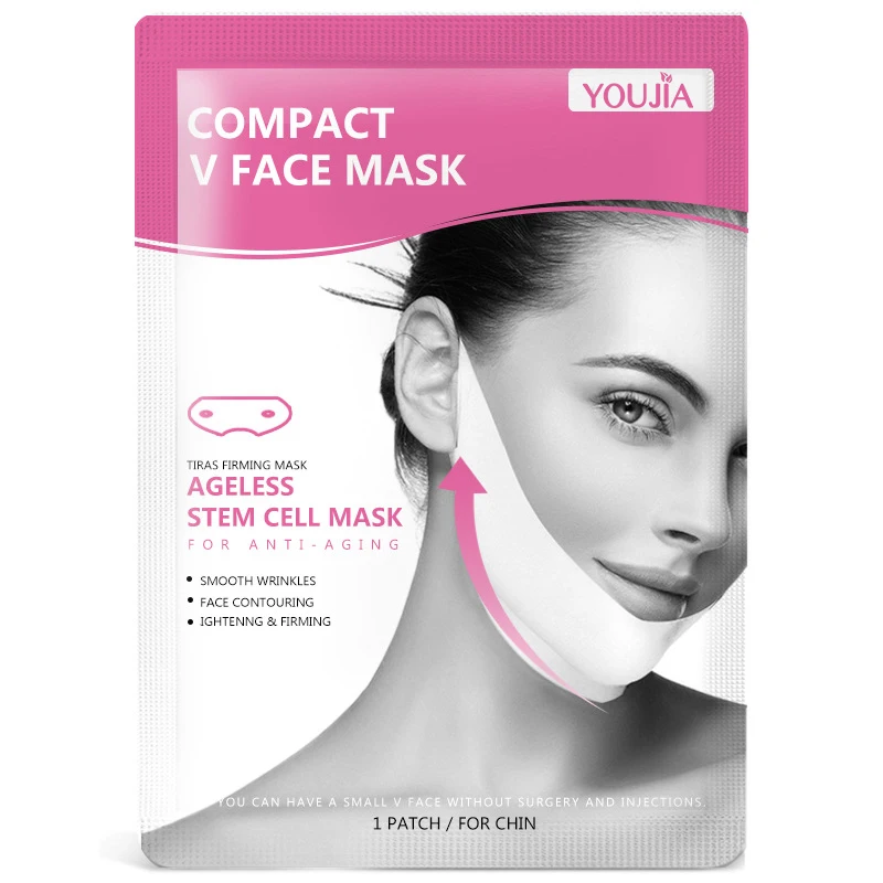 OEM/ODM Rose Collagen Lifting Face Slimming Mask Wholesale Skin Whitening Shape V Line Face Masks