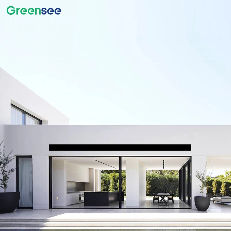 Greensee Cost-effective Double Glazed Sliding Doors Interior Bedroom Door For Houses