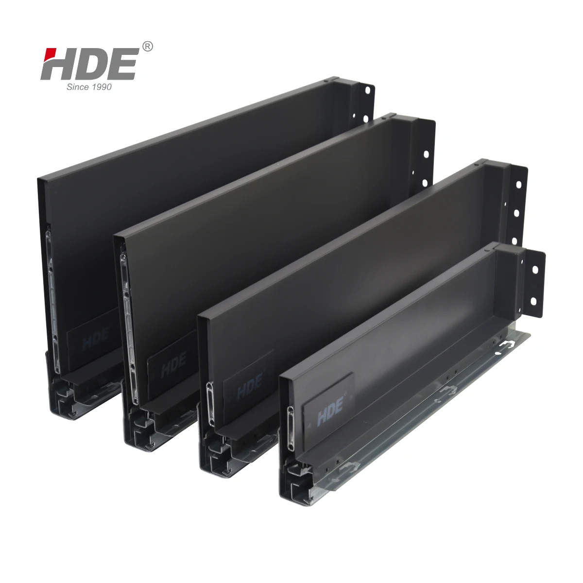 Various Style Furniture Tandem Box 84mm Height Soft Close Tandem Slim Drawer Box For Kitchen