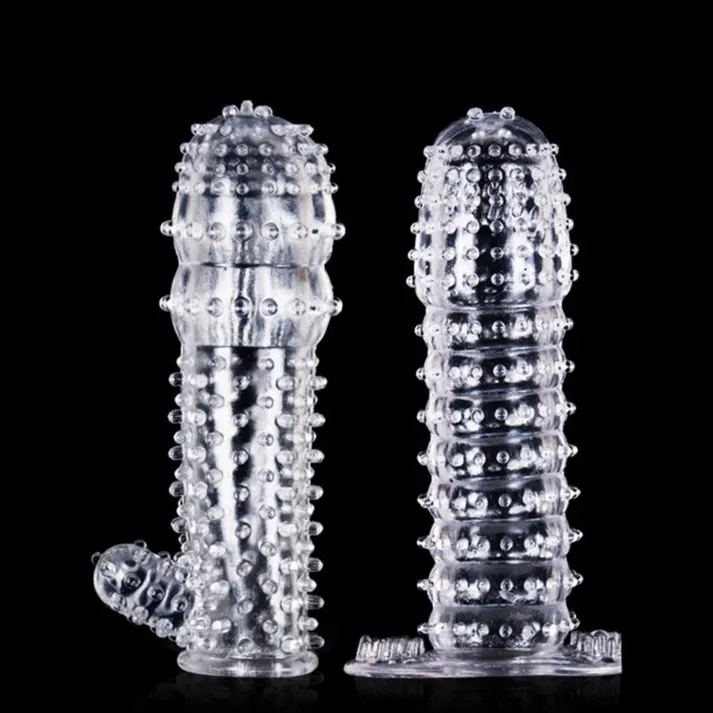 dragon condom Adult Transparent Crystal sex toy penis sleeve Cock Ring Dildo Spike Condom Special Condoms Male Sex Product