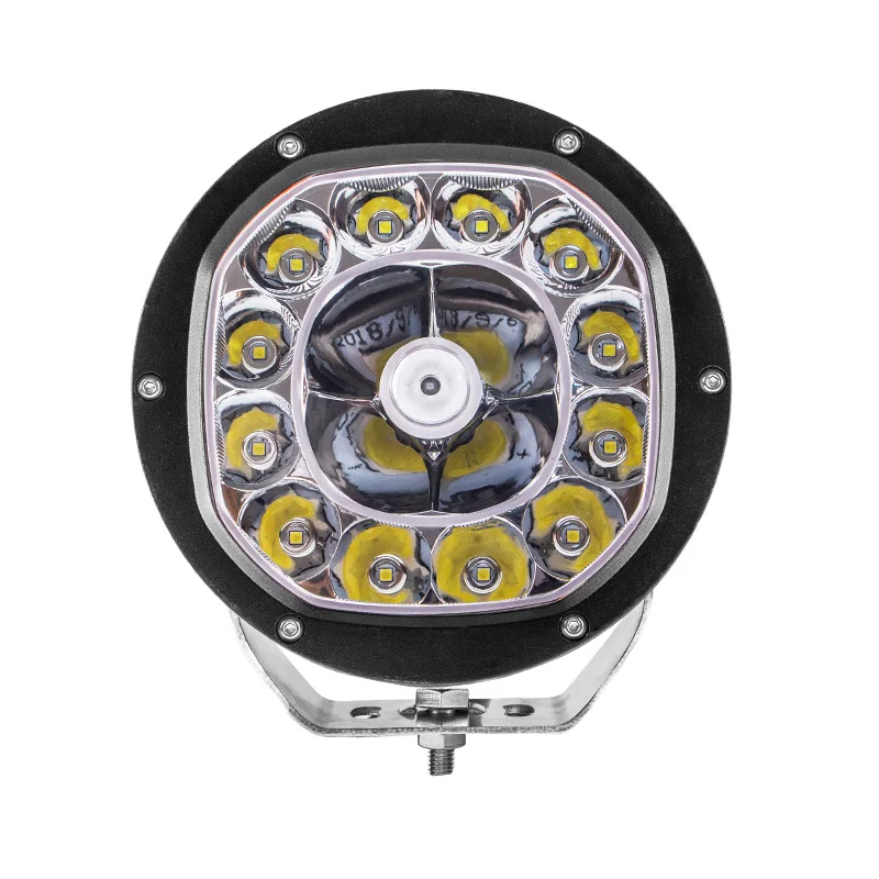 7inch Led Driving Light 7inch white light 105W Yellow LED work light 12V-24V car spotlight For Truck Tractor Car Offroad Vehicle