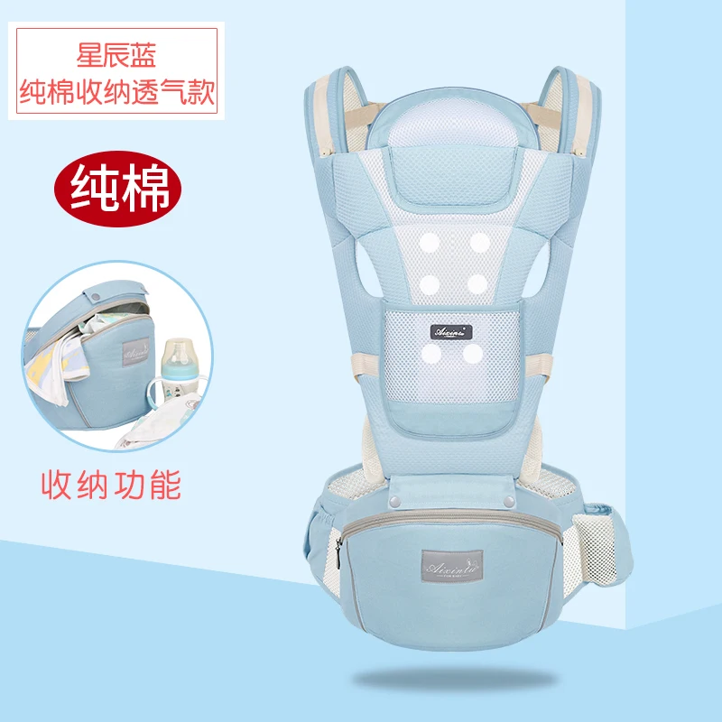 2024 Ergonomic Baby Carrier 6 in 1 OEM Wholesale Soft Infant Baby Carrier Walking Front and Backpack bag