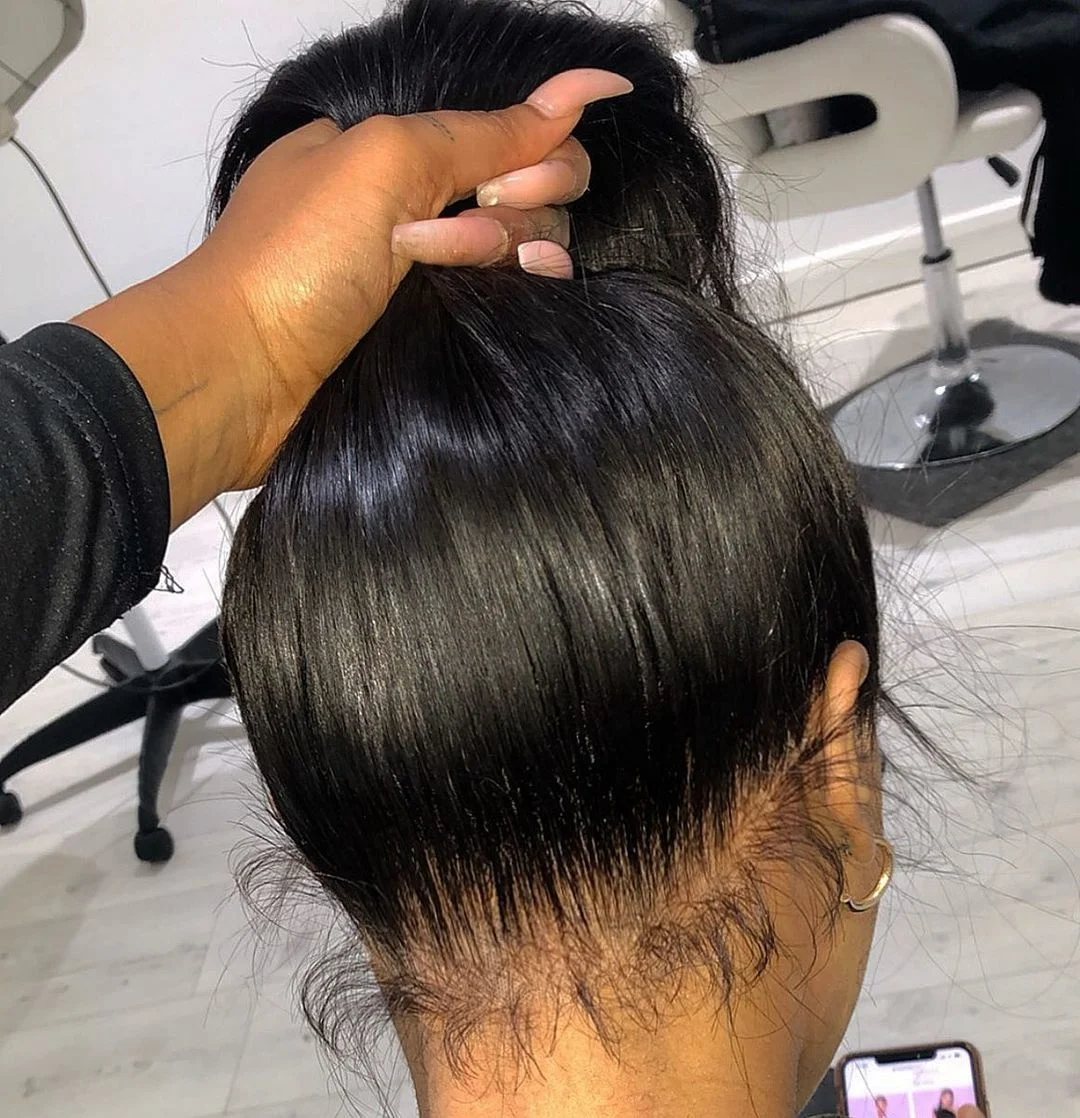 
40 Inch Deep Wave Human Hair HD Lace Front Wigs,brazilian Virgin Human Hair Wigs Vendor,Unprocessed Raw Weaves and Wigs 