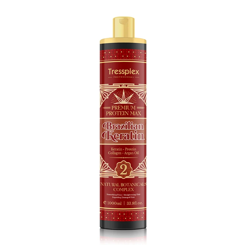 Keratin Hair Treatment 1000ml Profesional Organic Keratin Hair Straightening Cream 4% Pure Brazilian Keratin Smoothing Keratina