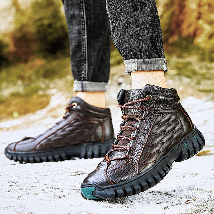 
Custom Logo Genuine Leather Casual Shoes Anti-Slippery Outdoor Sandal For Man 