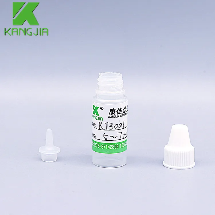 High Quality 7ml Plastic Dropper Bottles White leak-proof for Chemical Match the calibrator