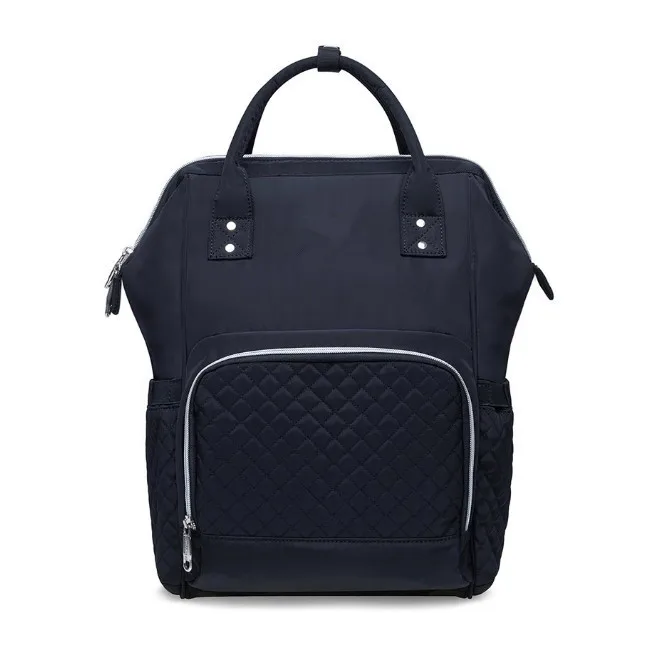 Baby Diaper Backpack Large Diaper Bag with Insulated Pockets, Stroller Straps