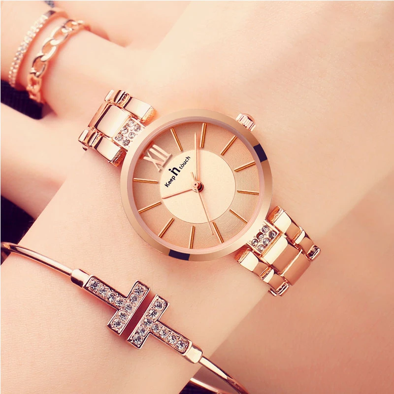 minimalist watches top brand hot sale women stainless steel wrist watch