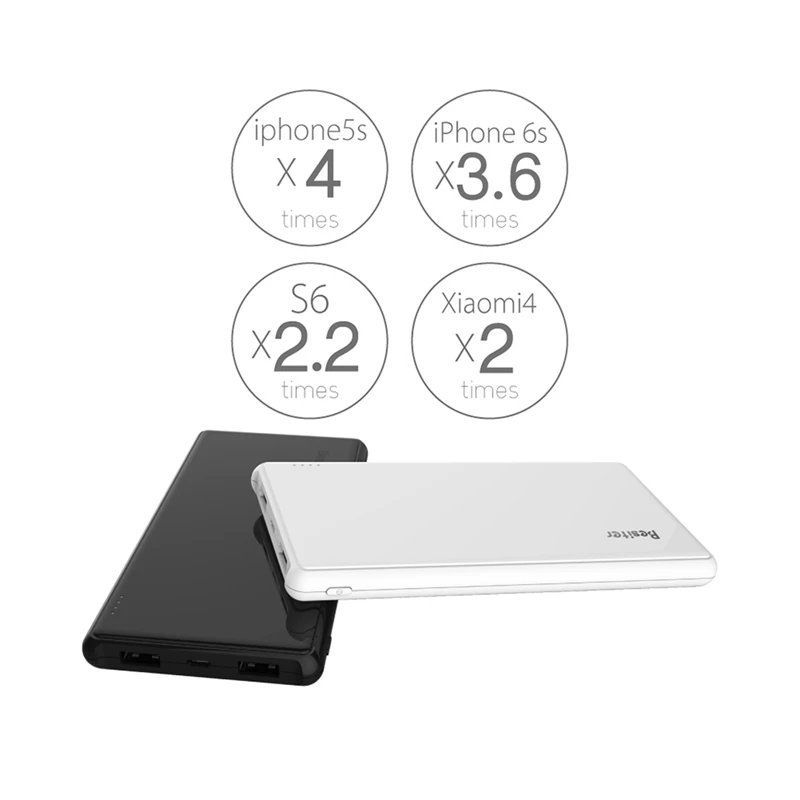 Very Slim Power bank promotional gift High Capacity Li-polymer Battery 10000 mah Powerbank