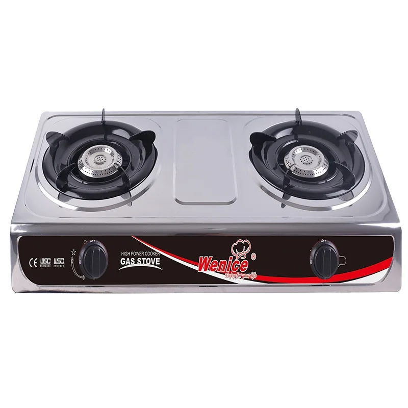 Gas Stove Butane Stove Battery Stove for Cooking Italy Custom Kitchen Enamel Ceramic Glass Power Surface Parts Sales Cast Rohs