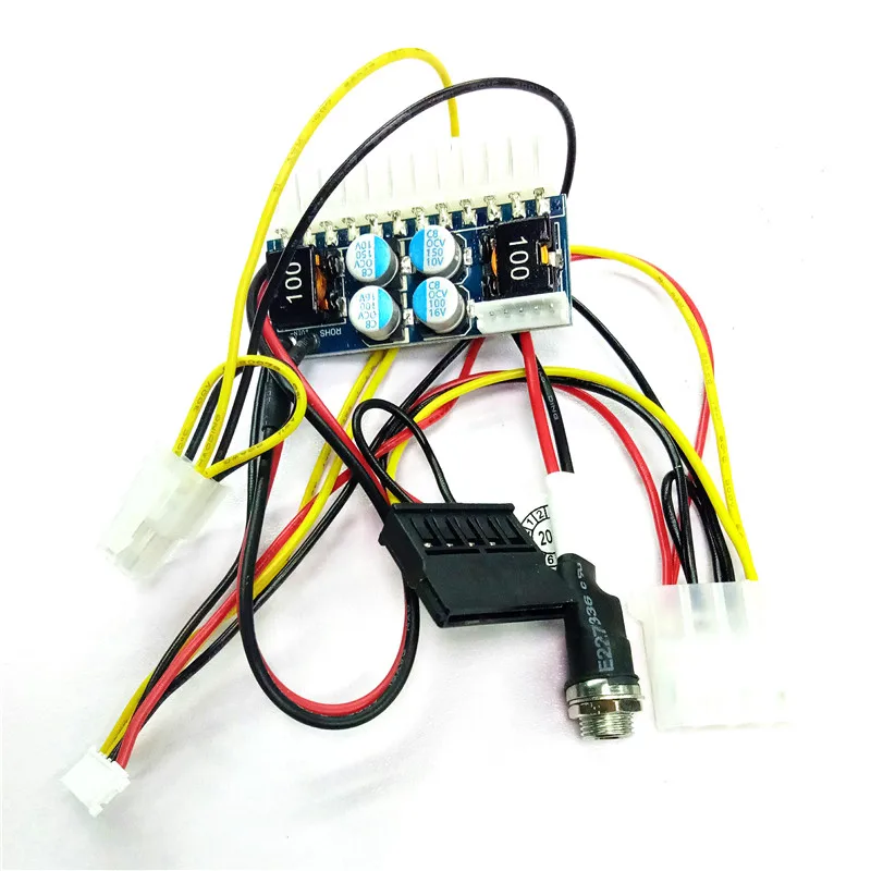 
 Mini ITX DC-ATX DC ATX 24Pin источник питания 160W 250W 12V PICO Psu  