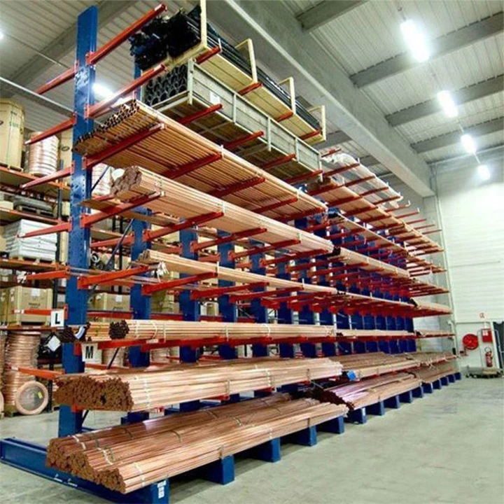 Industrial Warehouse Services Storage Steel Cantilever Shelves Storage Cantilever Shelves