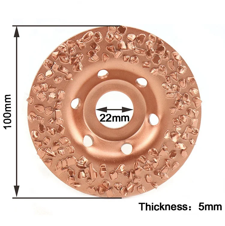 4 Inch 100mm Brazed Diamond Cutting and Grinding Disc Suitable for Polishing Stone, Tire and Rubber