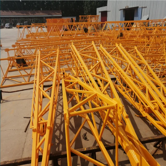 Specializing in the manufacture of cheap 8 tons 60 meters boom long flat top tower crane