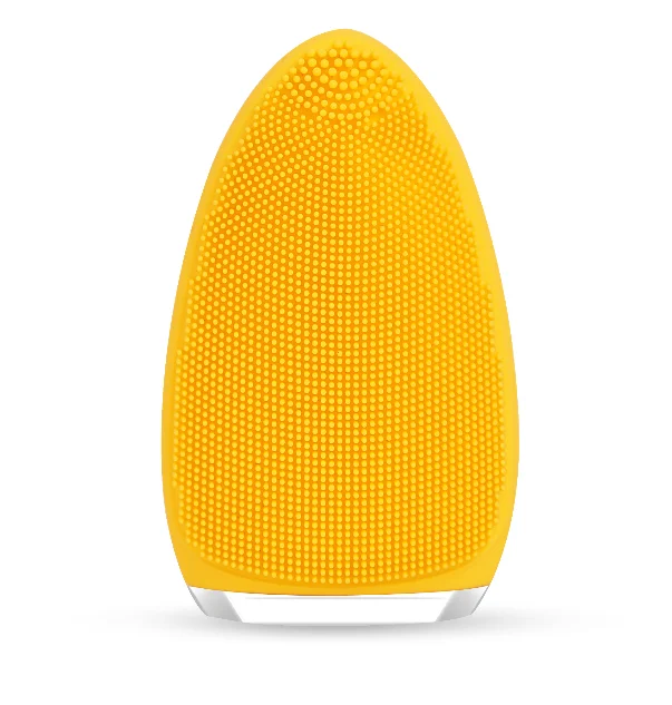 Custom Logo Mini Face Care Deep Clean Rechargeable USB Vibrating Facial Cleansing Brush Electric Silicone Facial Cleansing Brush