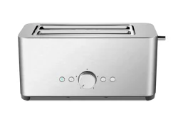 Family Pop-up 4 Sheet Toaster Breakfast Maker Custom Logo 4-slice Toaster for Stainless Steel Hot Sale Factory Straight Electric