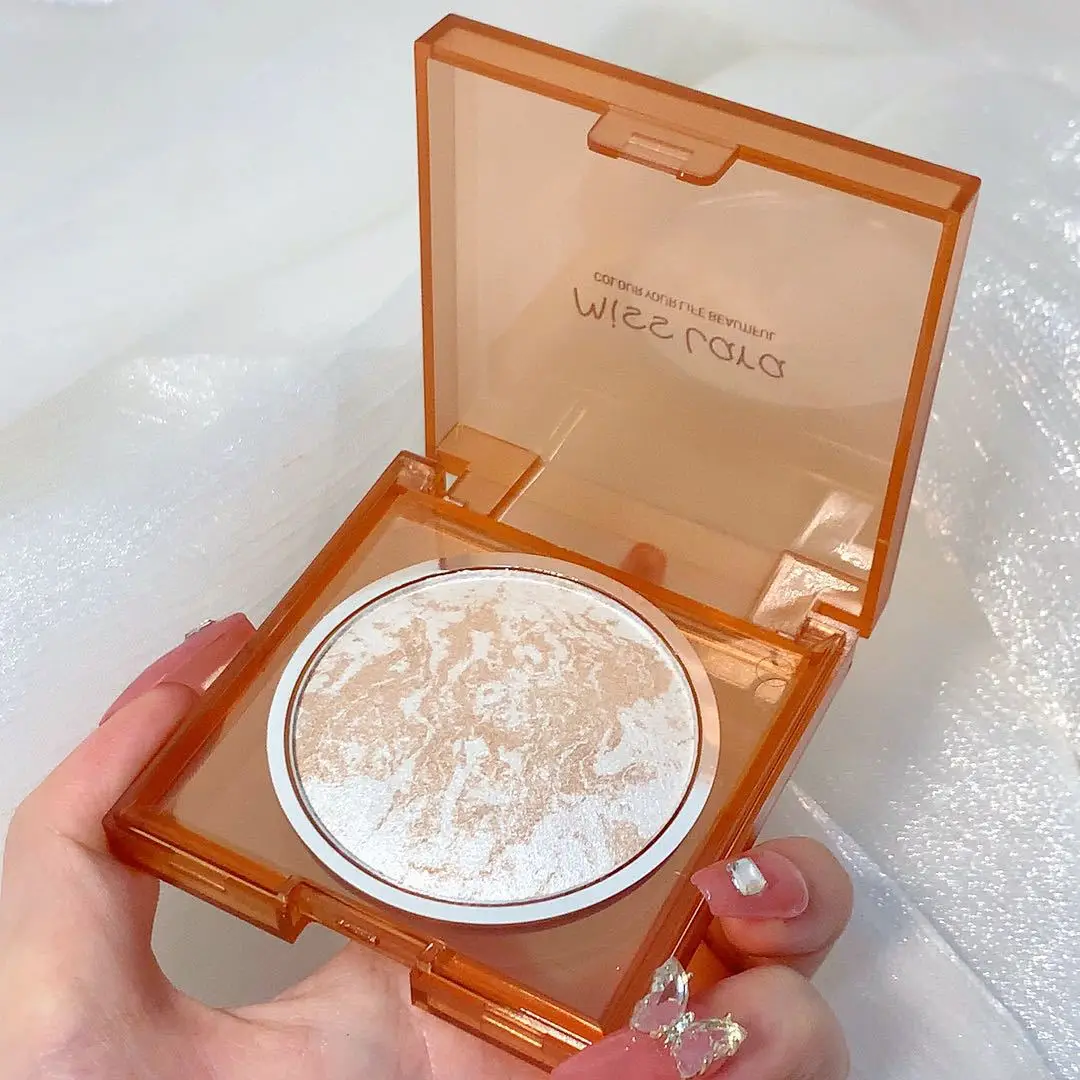 Private label 3 color highlighting powder powder to brighten the face glitter lasting waterproof custom logo maquillaje barato