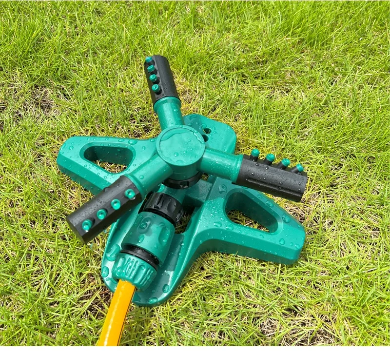360 Degree Automatic Rotating Sprinkler Irrigation Garden Green Lawn Sprinkler Roof Cooling Rotation Sprinkler