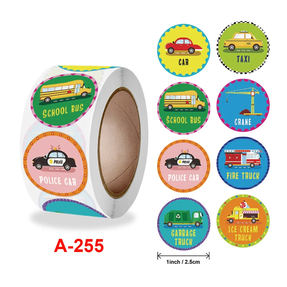 1 Inch Cartoon patterns, fun to encourage labels adhesive sticker,Iridescent cloud stickers