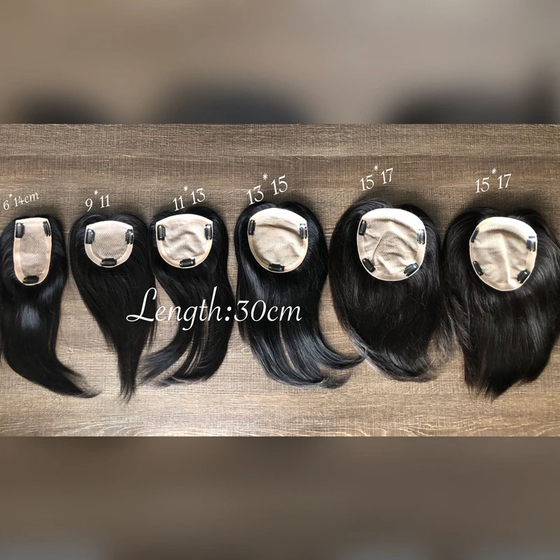 2022 Popular Fast Shipping Wholesale 100% Real Virgin Brazilian Human Hair Topper For Women Hair Toupees 8*12cm