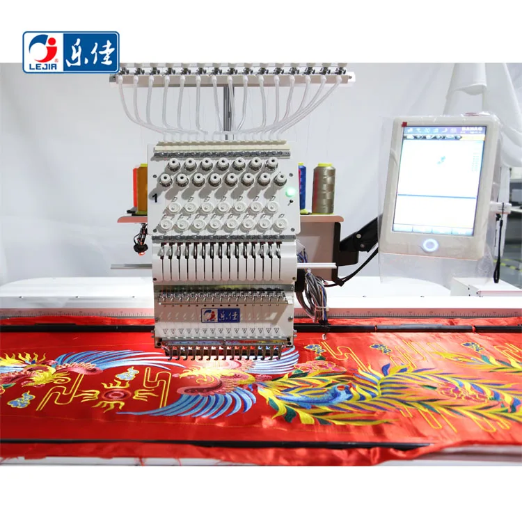Компьютеризированная вышивальная машина Lejia с одной головкой и 15 иглами