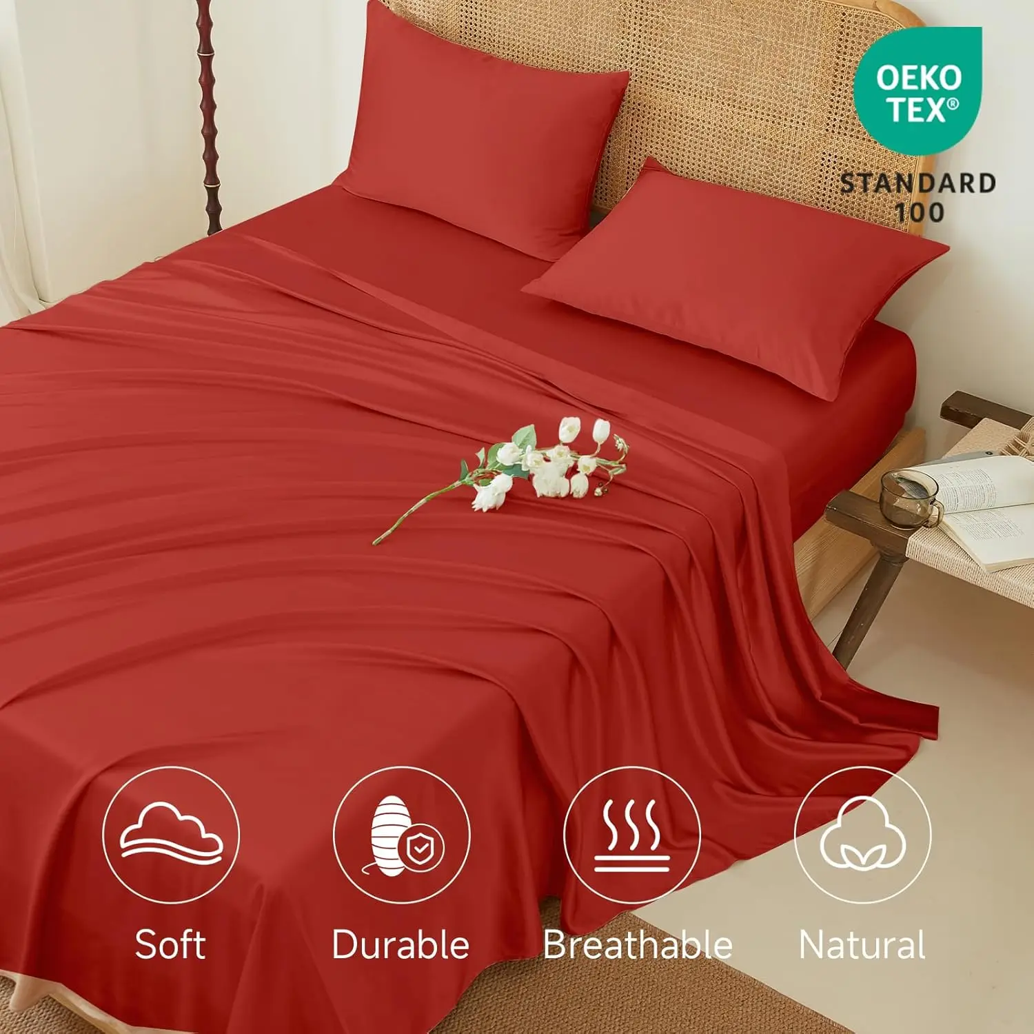 Bedding Set Silk Pillowcases 19/22/25 Momme Beauty Skincare 100% Mulberry Silk Fabric King Size Woven Simple 80 Solid Grade a