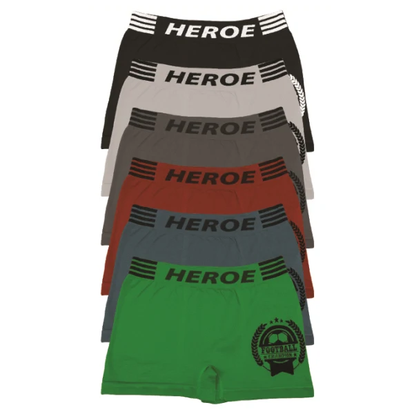 
Custom Pattern Comfortable Modal Boys Underwear Seamless Kids Boxer Briefs 