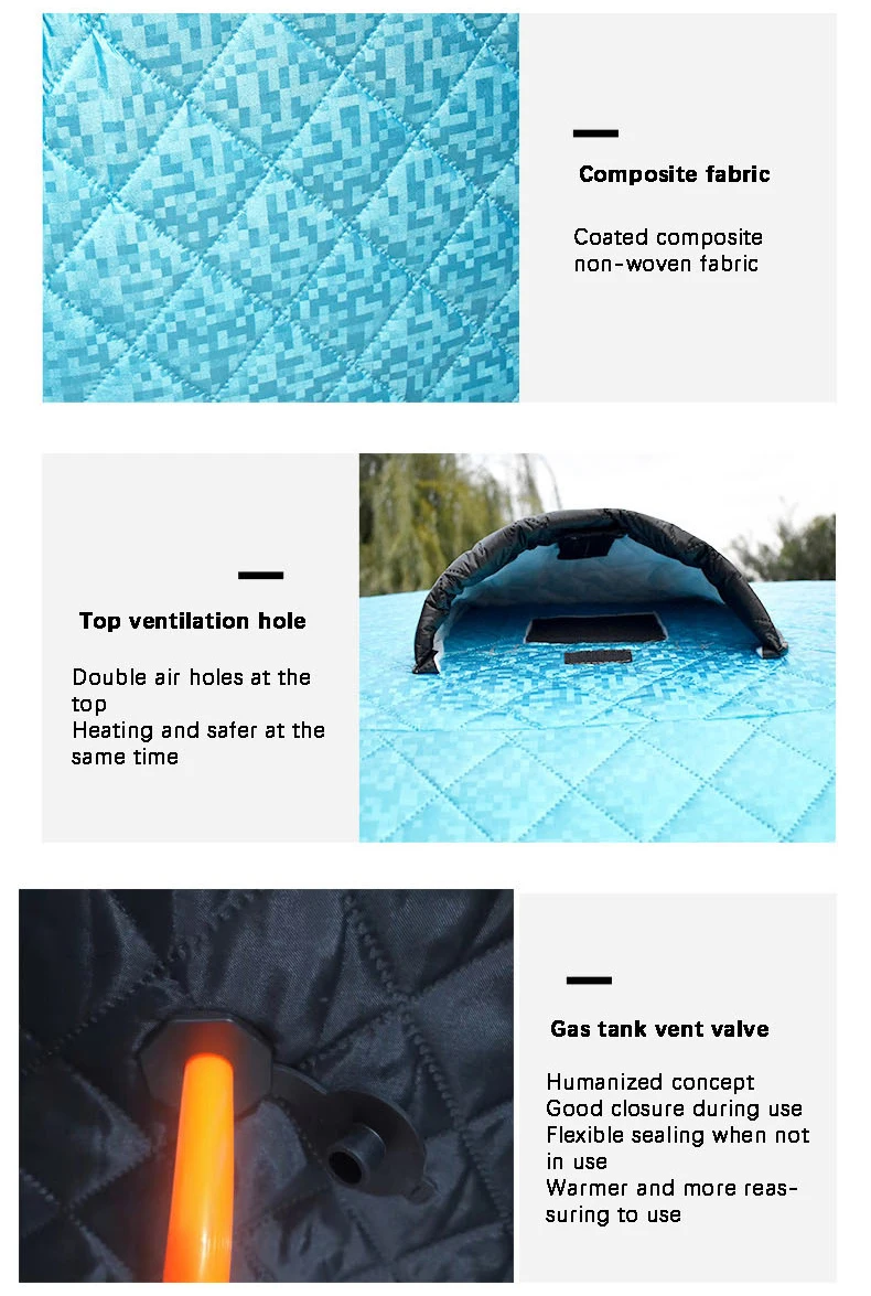 HOT Outdoor Camping four layers Igloo Square Stove Jack Insulated Cube Insulated Bivvy Carp Sauna Winter Ice Fishing Tent