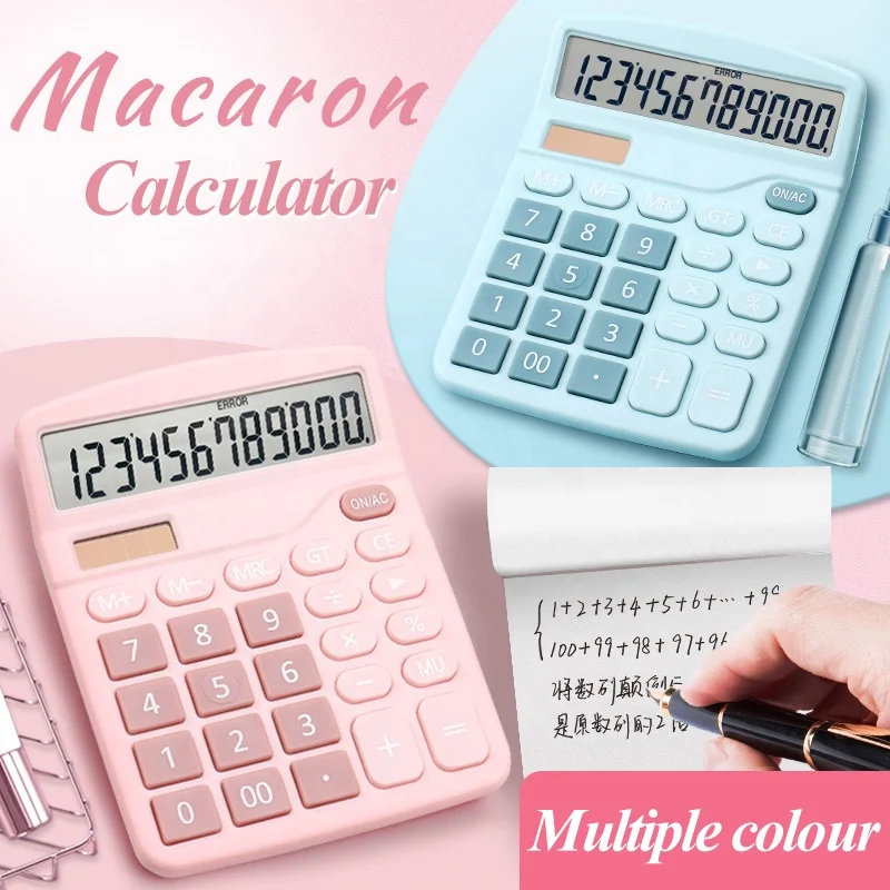 Wholesales 12 digits desktop 837 calculator custom logo school student office promotional calculator ready to ship