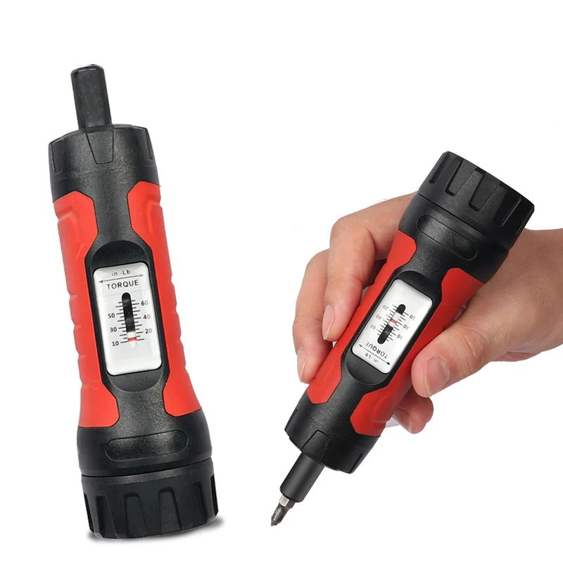 10-65In.lb предустановленный динамометрический ключ Отвертка Регулируемый Динамометрический тестер Ручной Динамометрический шуруповерт
