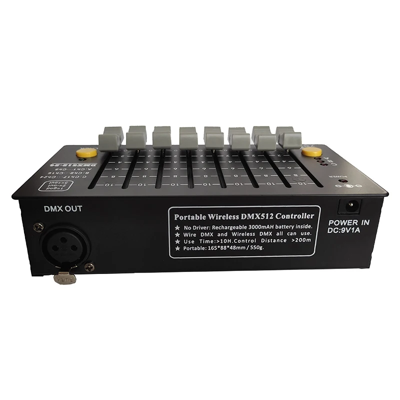 24ch dmx512 мини-контроллер прост в эксплуатации и перезаряжаемый