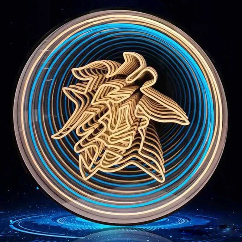 Abyssal Mirror Lamp for bar party wedding nightclub wall