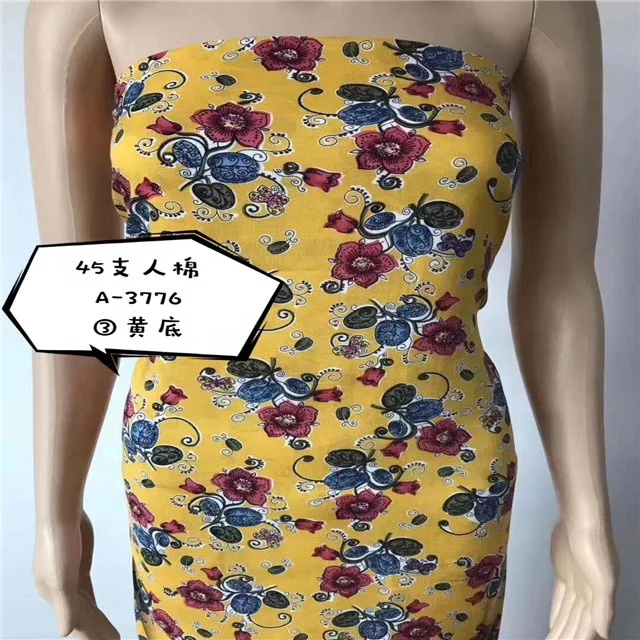 Black and red flower textiles rayon viscose fabric manufacturer rayon fabric stocklot