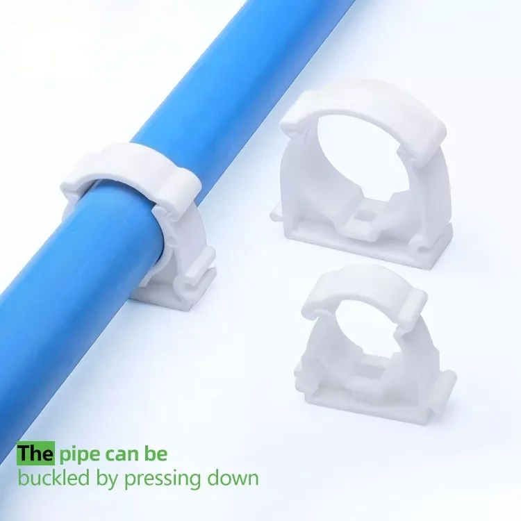 Pipe clamp Different models can be linked plastic wall cable clip Commonly used in decoration pipe clip