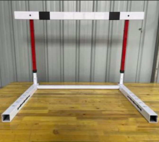 Factory Direct Sale Steel Red Colour Outdoor Athletic Track And Field Foldable Hurdles Fold Hurdles