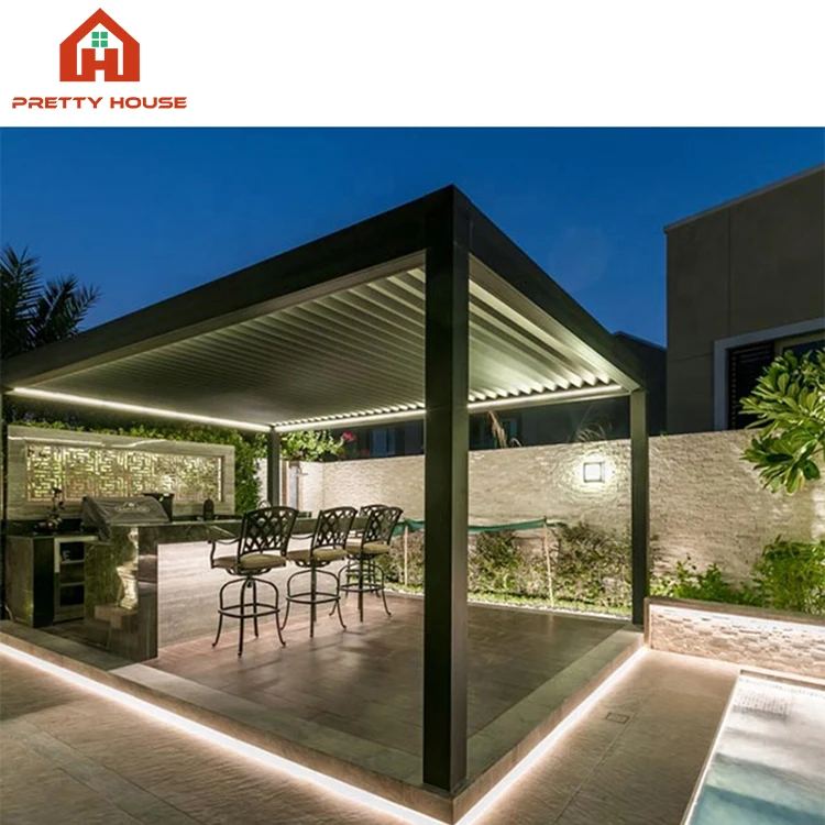 Furniture manufacturers custom outdoor waterproof aluminum pergola