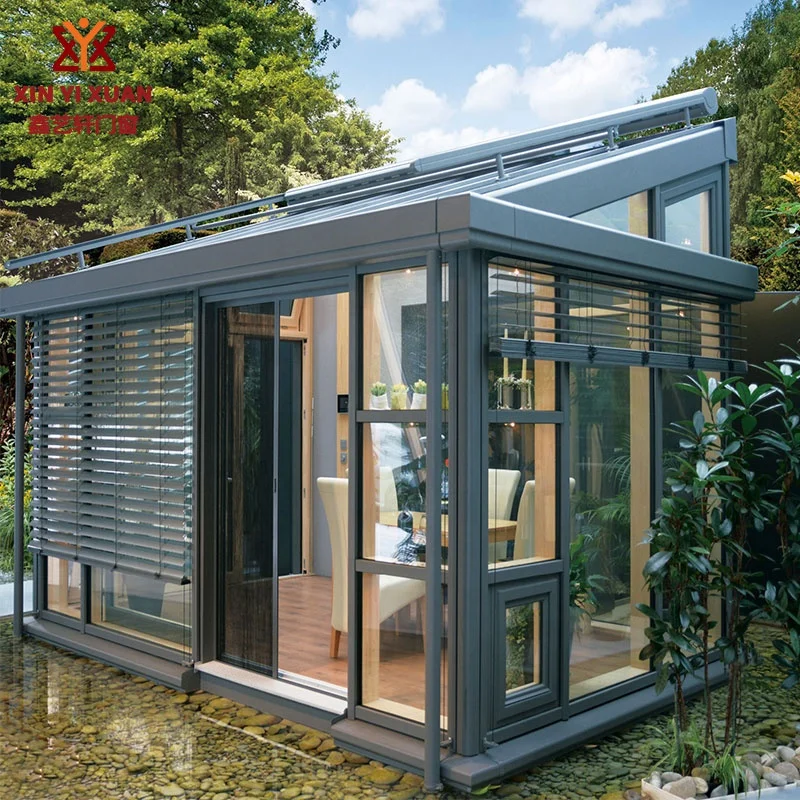 
best selling modern sunroom greenhouse curved glass sunrooms details all season solarium screen room 