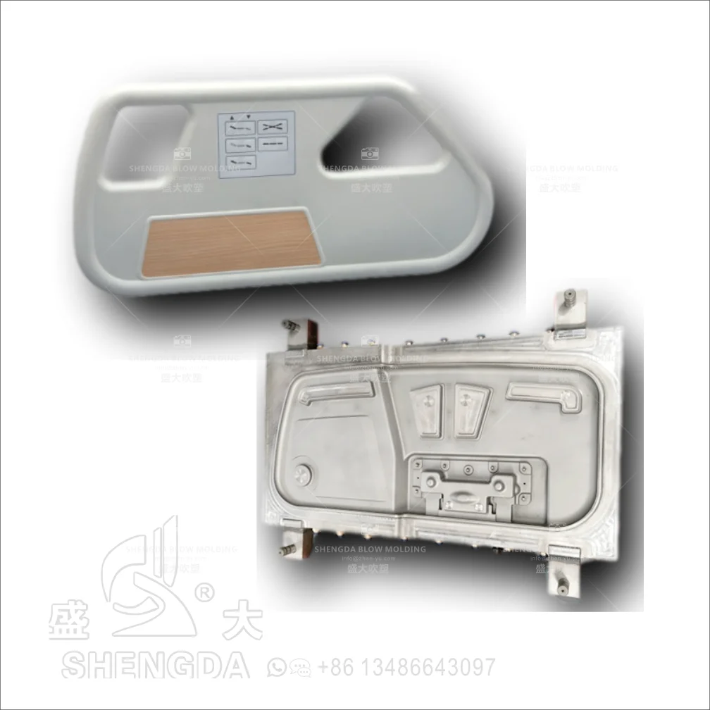 high quality HDPE PP ABS plastic hospital bed board blow mold