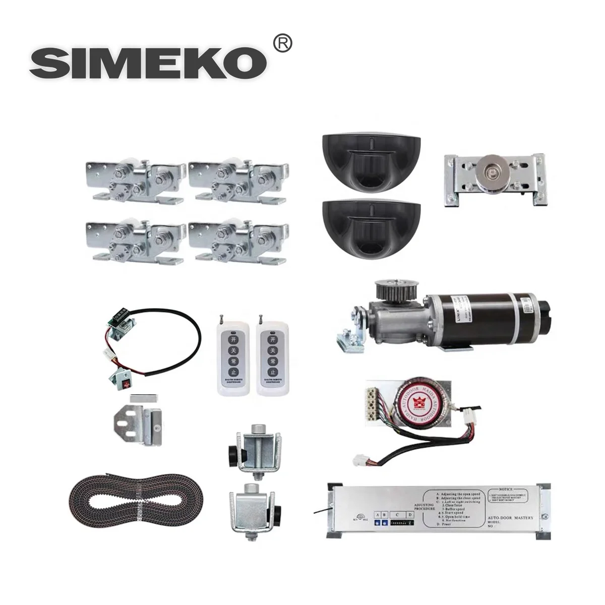 European motor microcomputer control system small auto door automatic sliding door system